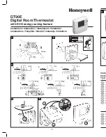 Preview for 1 page of Honeywell dt90e Digital Room Thermostat