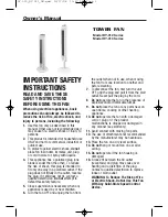 Honeywell DY-012 Series Owner'S Manual предпросмотр