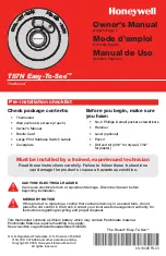 Preview for 1 page of Honeywell EASY-TO-SEE T87N Owner'S Manual