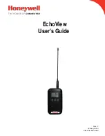 Honeywell EchoView User Manual preview