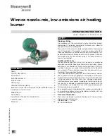 Preview for 1 page of Honeywell Eclipse Winnox WX0850 Operating Instructions Manual