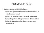 Preview for 3 page of Honeywell EIM Training