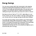 Предварительный просмотр 8 страницы Honeywell Electronic Thermostat Owner'S Manual