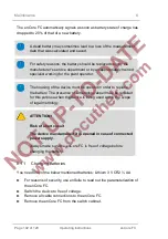 Preview for 102 page of Honeywell enCore FC1 Operating Instructions Manual