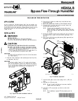 Honeywell enviracaire Elite HE265A Installation Instructions preview