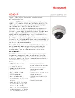 Honeywell EQUIP HD4DIP Brochure & Specs preview