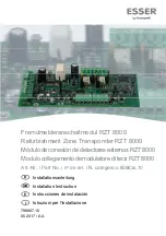 Preview for 1 page of Honeywell Esser 80863x.10 Installation Instruction