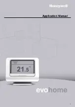 Honeywell EVOTOUCH CONTROLLER Applications Manual preview