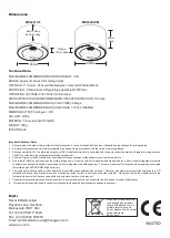 Предварительный просмотр 4 страницы Honeywell Ex-Or LightSpot Gold Series Installation And Commissioning Instructions