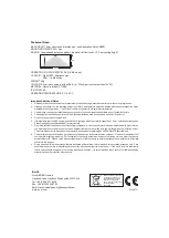 Предварительный просмотр 4 страницы Honeywell Ex-Or MLS Installation And Commissioning Instructions