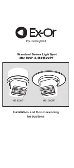 Honeywell Ex-Or MS1500P User Manual preview