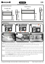 Preview for 1 page of Honeywell ExiLED M ST LED 25m Quick Start Manual