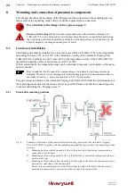 Предварительный просмотр 24 страницы Honeywell F-BO-AFE70 Series Installation, Connection, Commissioning, Maintenance