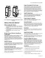 Preview for 7 page of Honeywell F200 Specifications