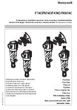 Preview for 1 page of Honeywell F74C AA Series Installation Instructions Manual