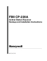 Honeywell FBII CP-220A Hookup And Installation Instructions preview