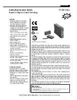 Honeywell FF-SNC Specifications предпросмотр