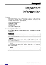 Preview for 5 page of Honeywell FF-SPS4 Series Installation Manual