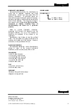 Preview for 13 page of Honeywell FF-SRS5988 Instructions For Use Manual