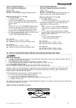 Предварительный просмотр 23 страницы Honeywell FF-SYA14 Series Manual