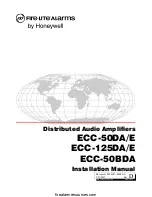 Preview for 1 page of Honeywell Fire-Lite Alarms ECC-125DA Installation Manual