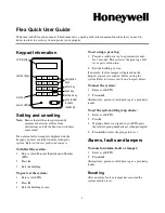 Honeywell Flex Quick User Manual preview