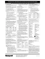 Preview for 2 page of Honeywell FlexGuard FG-1625TAS Installation Instructions