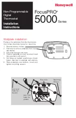 Honeywell FocusPRO 5000 Series Installation Instructions Manual preview