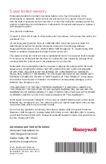 Preview for 6 page of Honeywell FOCUSPRO 5000 User Manual