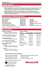 Preview for 8 page of Honeywell FocusPRO TH5000 Series Installation Manual