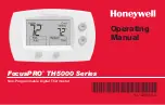Honeywell FocusPRO TH5000 Series Operating Manual preview