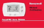 Предварительный просмотр 21 страницы Honeywell FocusPRO TH5000 Series Operating Manual