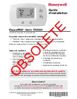 Preview for 9 page of Honeywell FocusPRO TH5110D Installation Manual