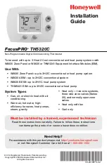 Honeywell FOCUSPRO TH5320C Installation Manual preview