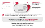 Preview for 2 page of Honeywell FOCUSPRO TH6320R Operating Manual