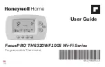 Preview for 1 page of Honeywell FocusPRO TH6320WF1005 User Manual