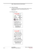 Предварительный просмотр 34 страницы Honeywell Fusion4 MSC-L Installation & Operation Manual