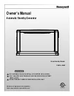 Предварительный просмотр 1 страницы Honeywell G0062610 Owner'S Manual