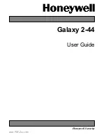 Honeywell Galaxy 2-44 User Manual preview