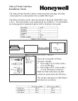 Preview for 1 page of Honeywell Galaxy Dimension Installation Manual