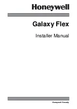 Предварительный просмотр 1 страницы Honeywell Galaxy Flex Installer Manual