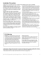 Preview for 3 page of Honeywell Gamewell-FCI AA-100 Installation & Operation Manual