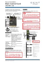 Preview for 1 page of Honeywell GENT VIG-MCC-24 Data And Installation