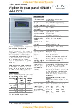 Honeywell GENT VIG-RPT-72 Installation Manual предпросмотр