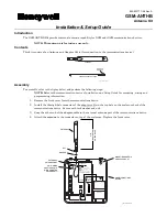 Preview for 1 page of Honeywell GSM-ANTHB Installation & Setup Manual