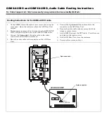 Preview for 1 page of Honeywell GSMX-AUDIO Cable Routing Instructions