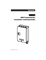 Предварительный просмотр 1 страницы Honeywell GSMX Installation And Setup Manual