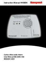 Предварительный просмотр 1 страницы Honeywell H450EN User Manual