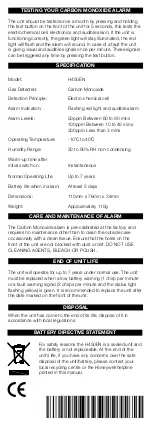 Preview for 6 page of Honeywell H450EN User Manual