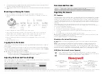 Предварительный просмотр 2 страницы Honeywell H4W4PER2 Quick Installation Manual